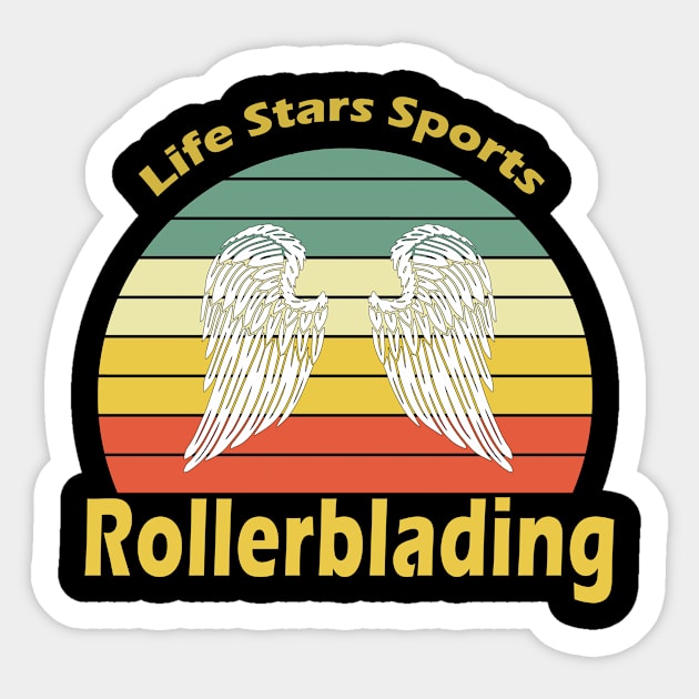 Sports Rollerblading Sticker by My Artsam